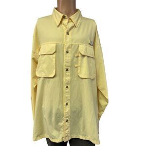 Bimini Bay Outfitters LTD Men's Yellow Fishing Shirt Size 2XL - SKU 2007